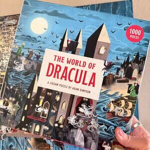 The World of Dracula 1000 Piece Jigsaw Puzzle Complete